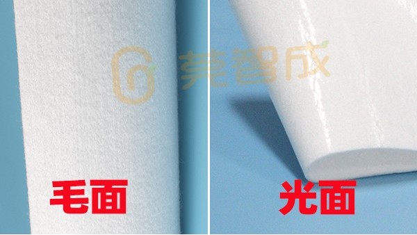 高鐵透水模板布為什么一面毛一面光？