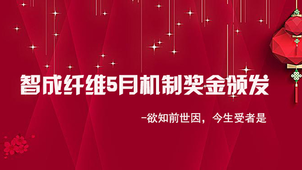 智成纖維5月業(yè)績(jī)有新高-欲知前世因，今生受者是